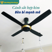 Quạt Trần Panasonic 4 Cánh F 56xpg Màu Đen