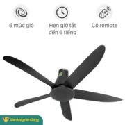 Quạt Trần Mitsubishi 5 Cánh C56 ( Ra5 ) Rw5 Sf Xám đậm Có điều Khiển