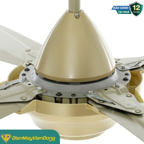 Quạt Trần 4 Cánh Kdk M56xr Màu Vàng