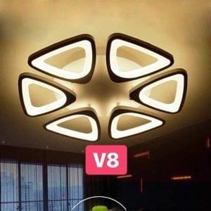 Đèn trang trí Led ốp trần V8 6 cánh