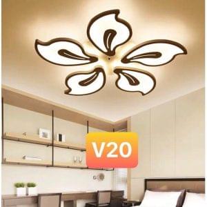 Đèn trang trí Led ốp trần V20 5 cánh