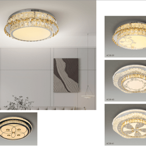 Đèn ốp trần trang trí pha lê AC38 37/38/39/40/41