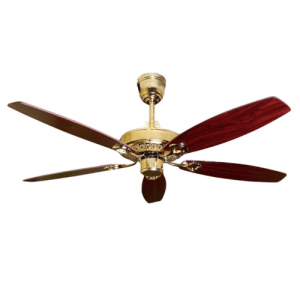 Quạt trần trang trí DCT Fan 201KD cánh gỗ nâu