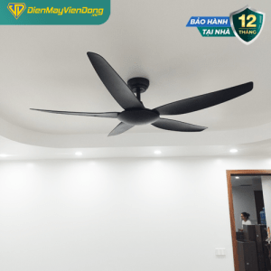 Quạt Trần 5 Cánh Dct Fan 168 Màu đen