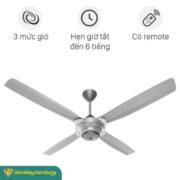 Quạt Trần 4 Cánh Kdk M56xr Màu Bạc