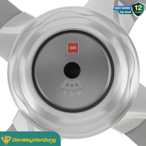Quạt Trần 4 Cánh Kdk M56xr Màu Bạc