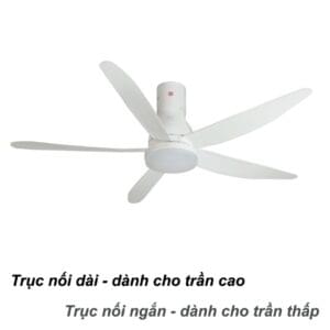 Quạt Trần 5 Cánh Kdk U60fw Bk Màu đen (sao Chép)