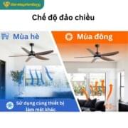 Quạt Trần đèn 5 Cánh Daikisu Dc50a42