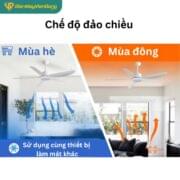 Quạt Trần đèn 5 Cánh Daikisu Dc50a43