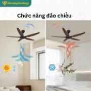 Quạt Trần 5 Cánh Daikisu Dc50a68n