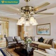 Quạt Trần đèn Trang Trí Daikisu Dc50a02
