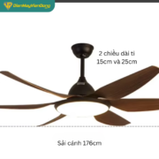 Quạt Trần 6 Cánh Daikisu Dc70a18p