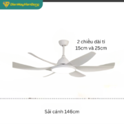 Quạt Trần 6 Cánh Daikisu Dc65a18t